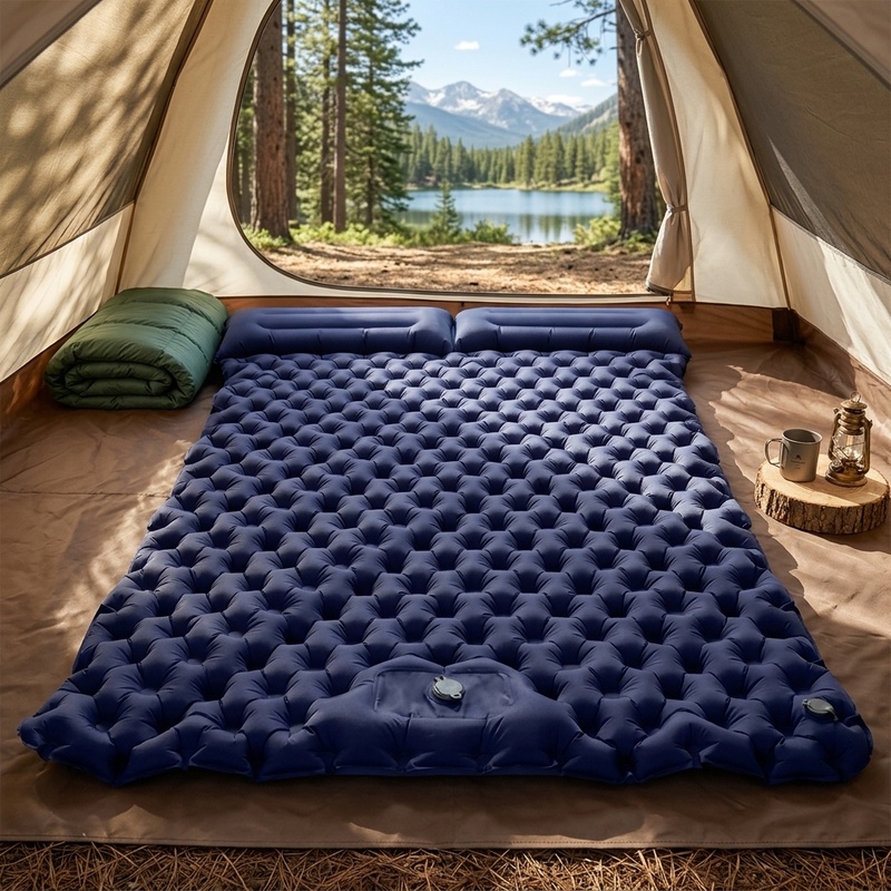 Outdoor Daybed Furniture - Colchão inflável duplo para camping ao