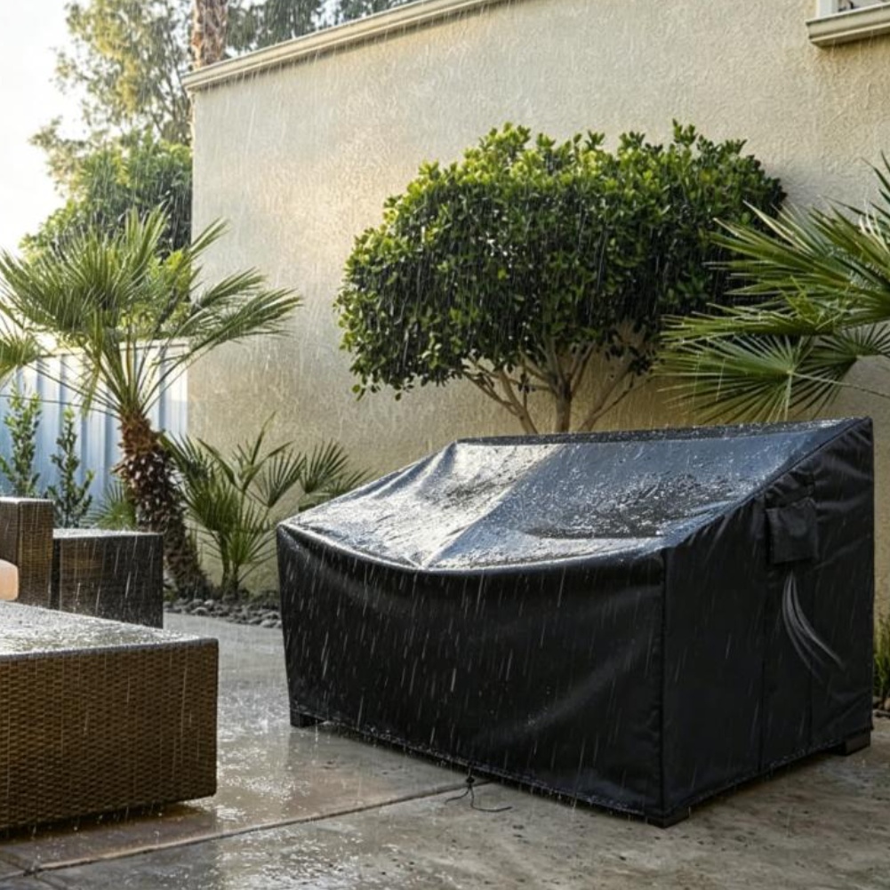 Outdoor Furniture Heavy - Capa para Sofá de Pátio Resistente,