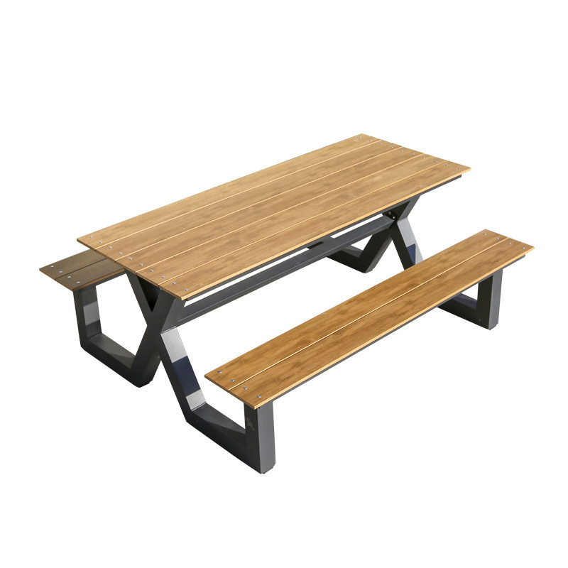 Outdoor Furniture One Piece - Banco Moderno de Madeira Maciça e