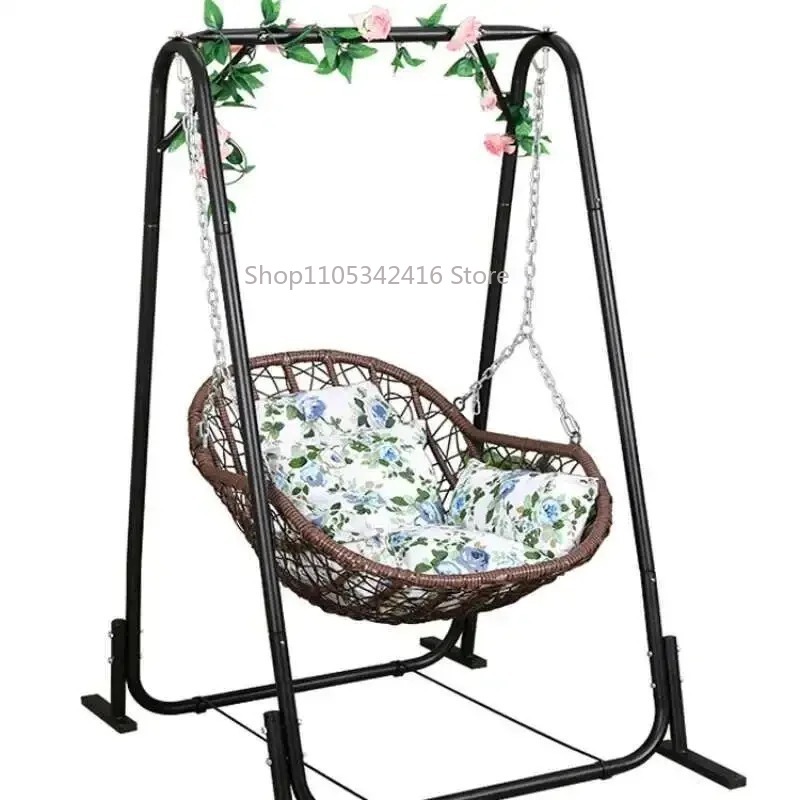 Outdoor Furniture Rocking Chair - Cadeira Suspensa Individual de Rattan, Cadeira