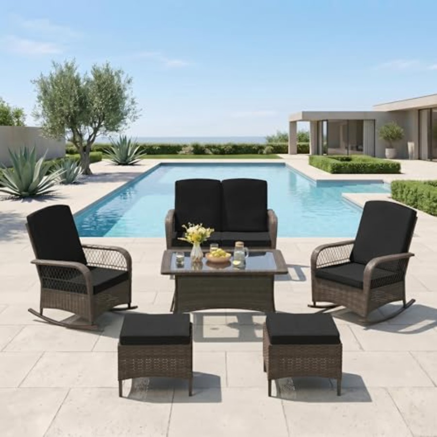 Outdoor Furniture Loveseat - Conjunto de Móveis para Pátio, Cadeira