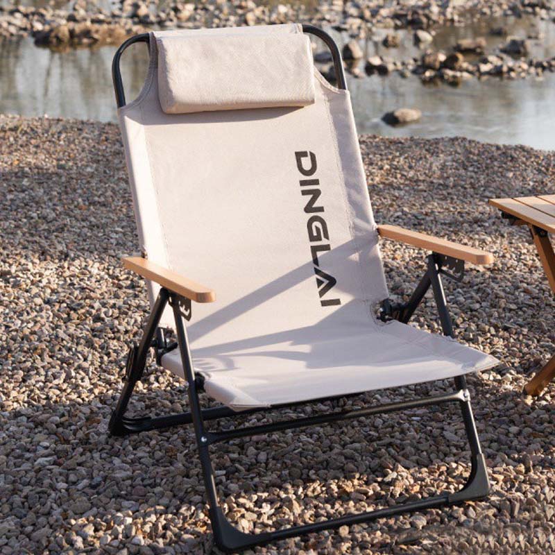 Outdoor Furniture Used - Cadeira Dobrável para Camping, Portátil, Reclinável,