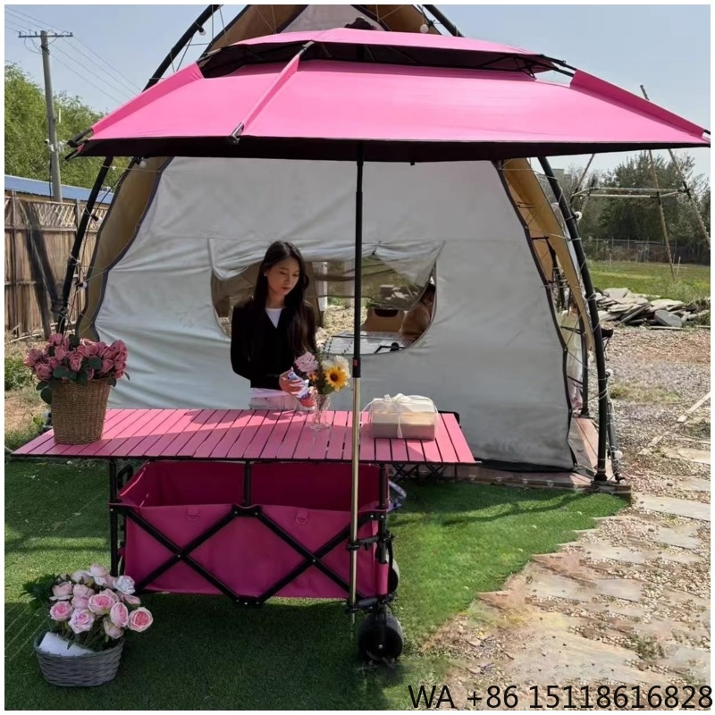 Outdoor Furniture Heavy - Carrinho Dobrável de Alta Qualidade 420L