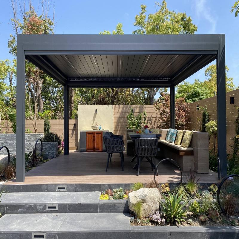 Pergolado de Alumínio Luxuoso  - Outdoor Furniture Aluminium avaliação e preço