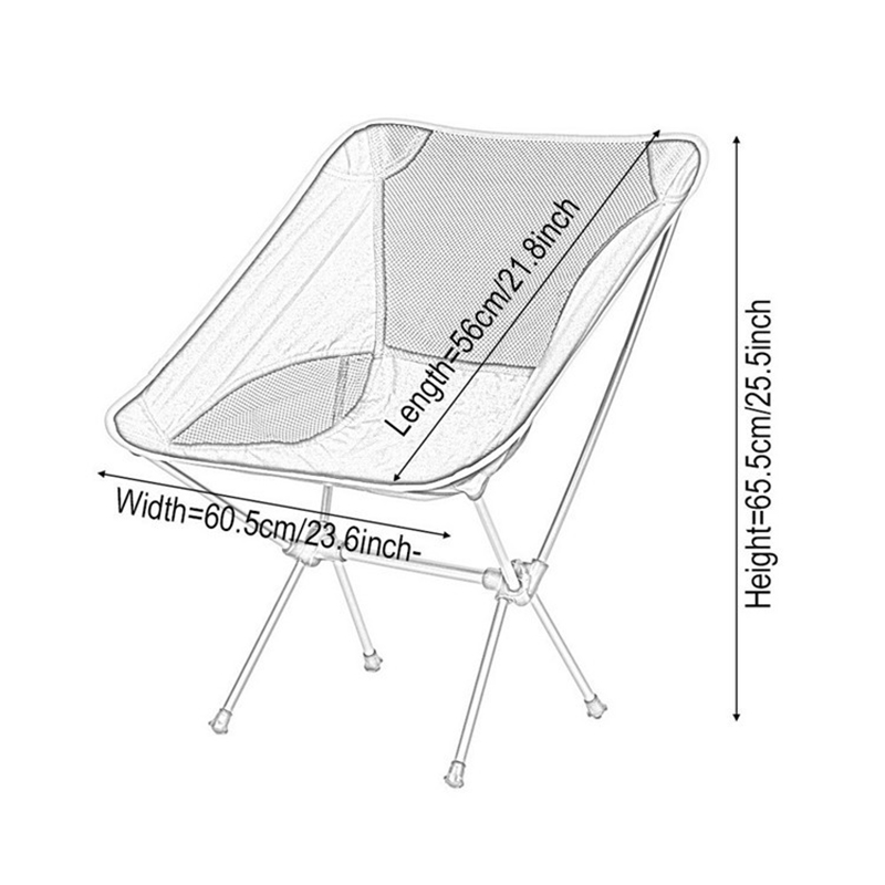 Compact Folding Camping Backpa - Outdoor Furniture Rocking Chair avaliação e preço