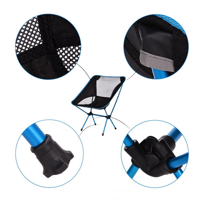 Compact Folding Camping Backpa - Outdoor Furniture Rocking Chair avaliação e preço