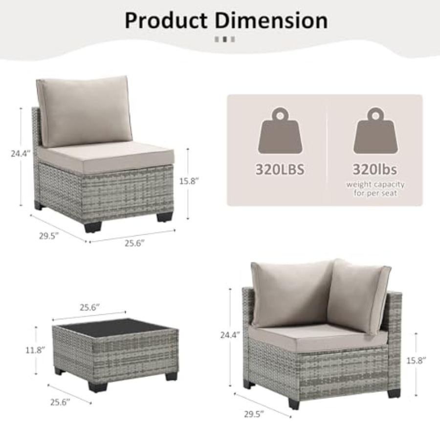 Conjunto de Móveis de Pátio em - Outdoor Furniture Loveseat avaliação e preço