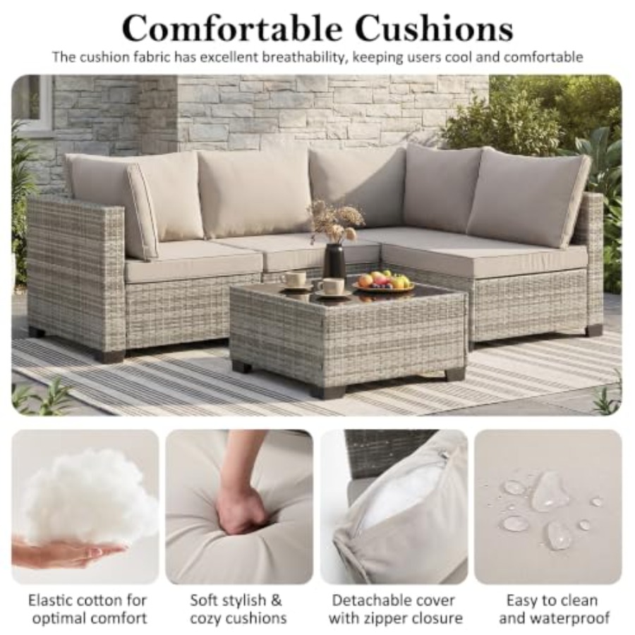 Conjunto de Móveis de Pátio em - Outdoor Furniture Loveseat avaliação e preço