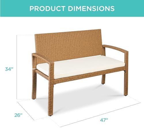 Banco de Jardim para 2 Pessoas - Outdoor Furniture Cushion avaliação e preço
