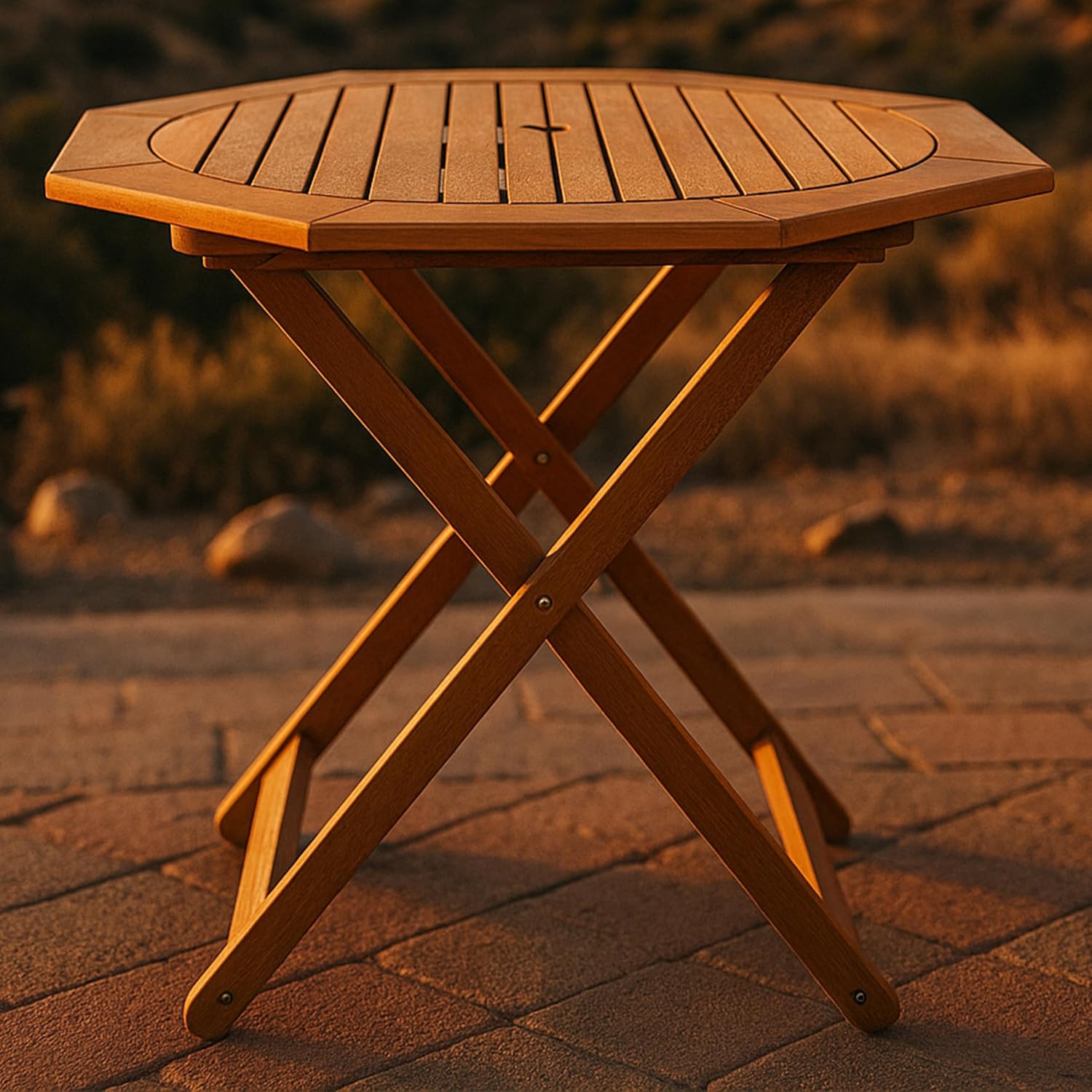 Mesa Dobrável de Madeira Meran - Outdoor Furniture One Piece avaliação e preço