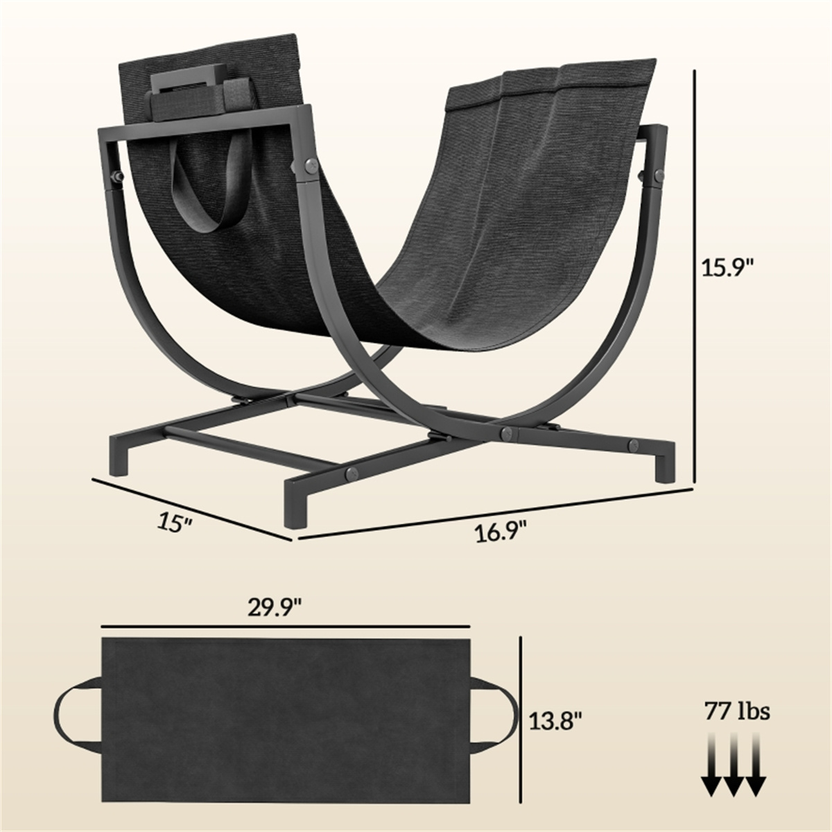 Suporte para Lenha de Madeira  - Outdoor Furniture Heavy avaliação e preço