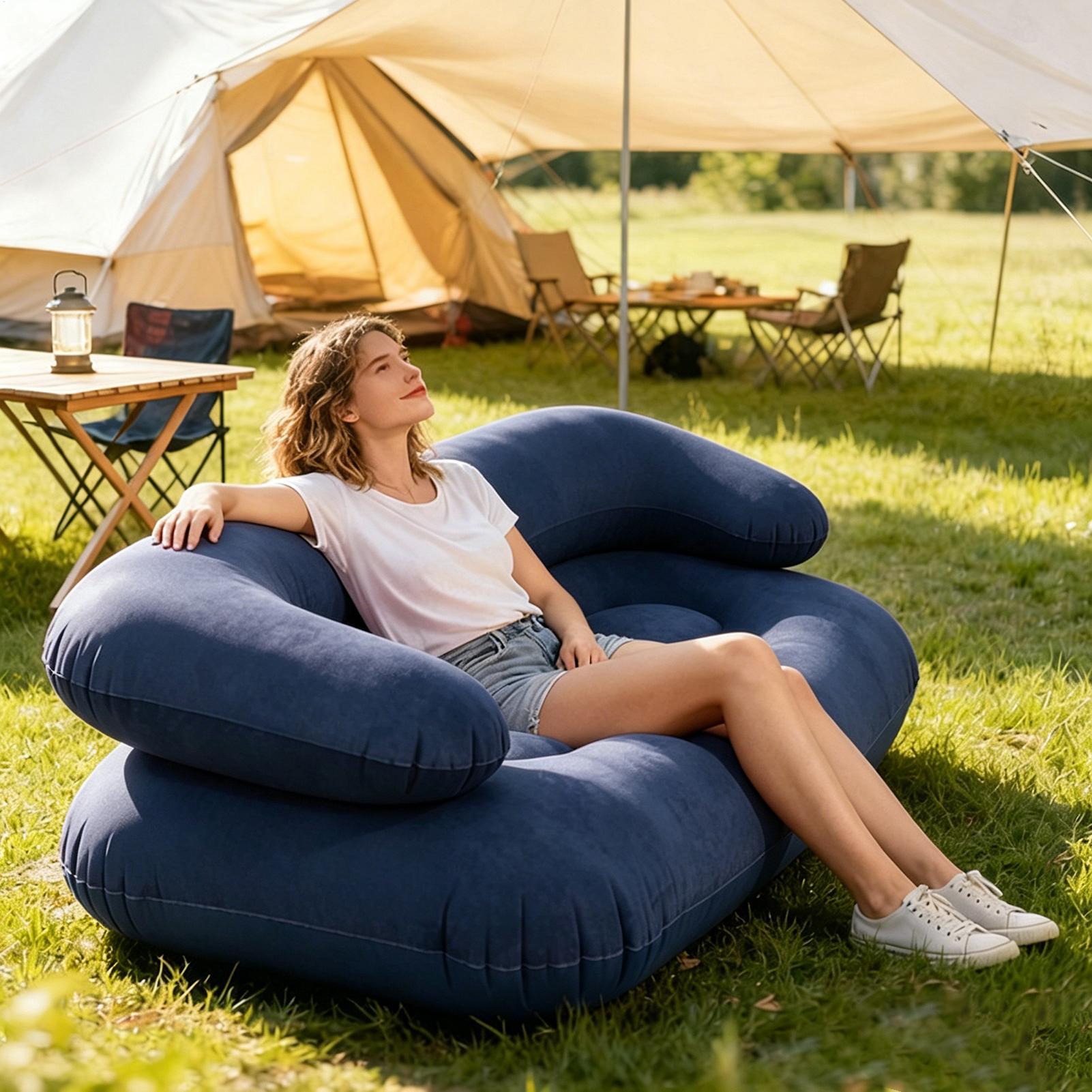 Sofá Inflável Duplo para Dois  - Outdoor Furniture Heavy avaliação e preço