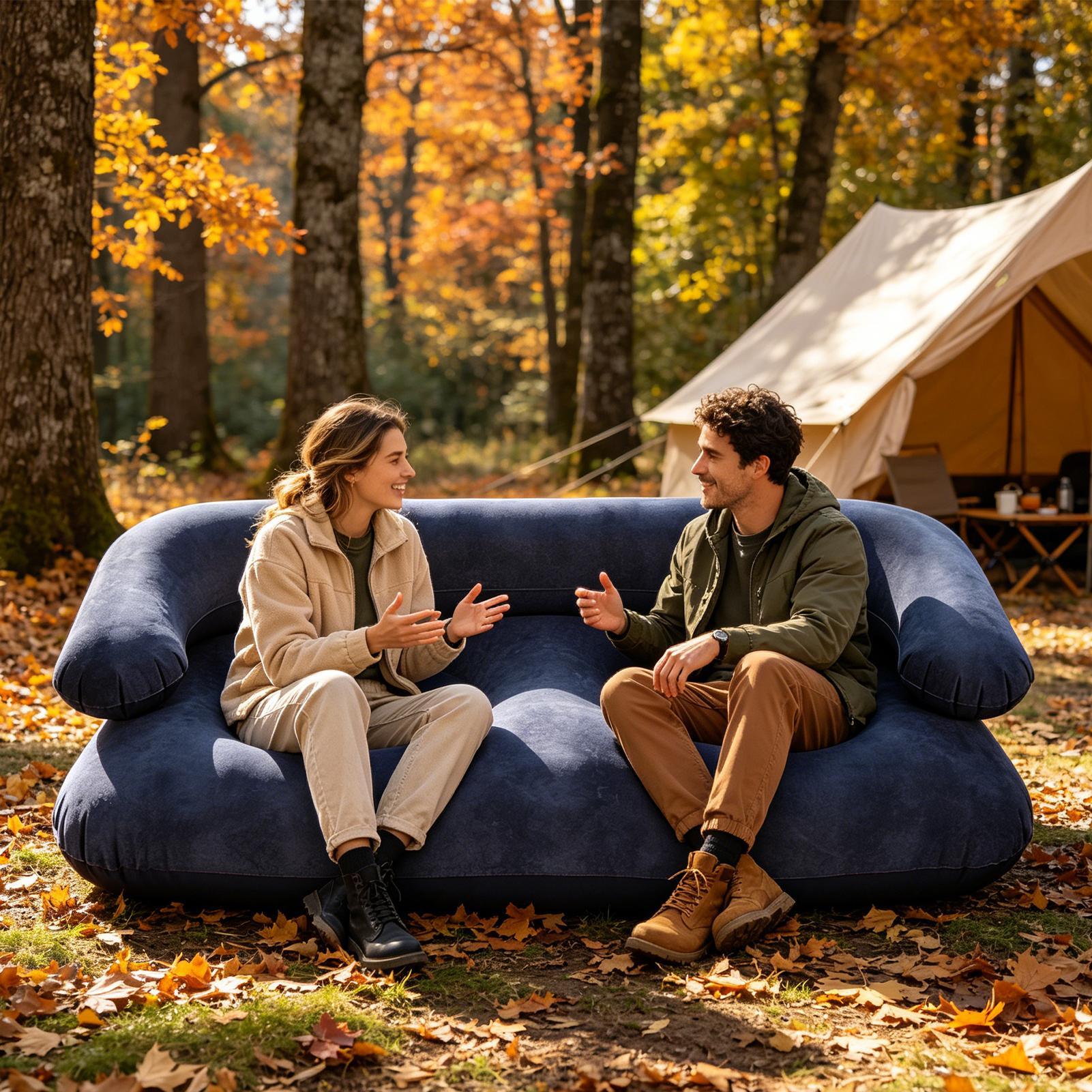 Sofá Inflável Duplo para Dois  - Outdoor Furniture Heavy avaliação e preço