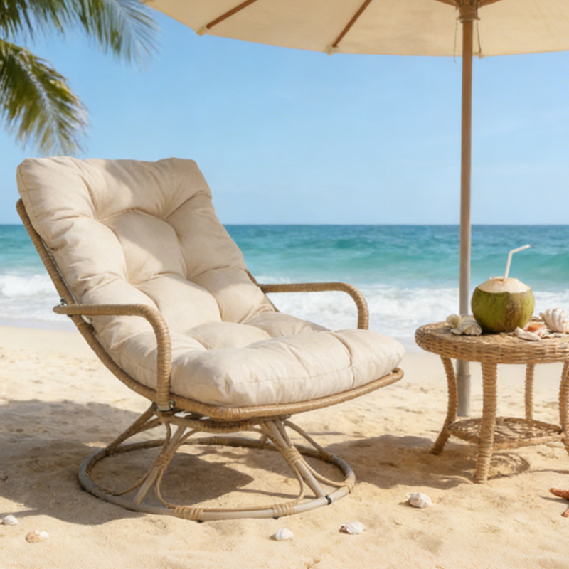 Cadeira giratória de vime impe - Outdoor Furniture One Piece avaliação e preço