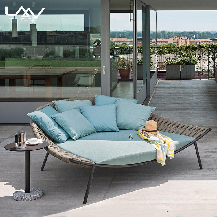 Móvel de Jardim Moderno em Cor - Outdoor Daybed Furniture avaliação e preço