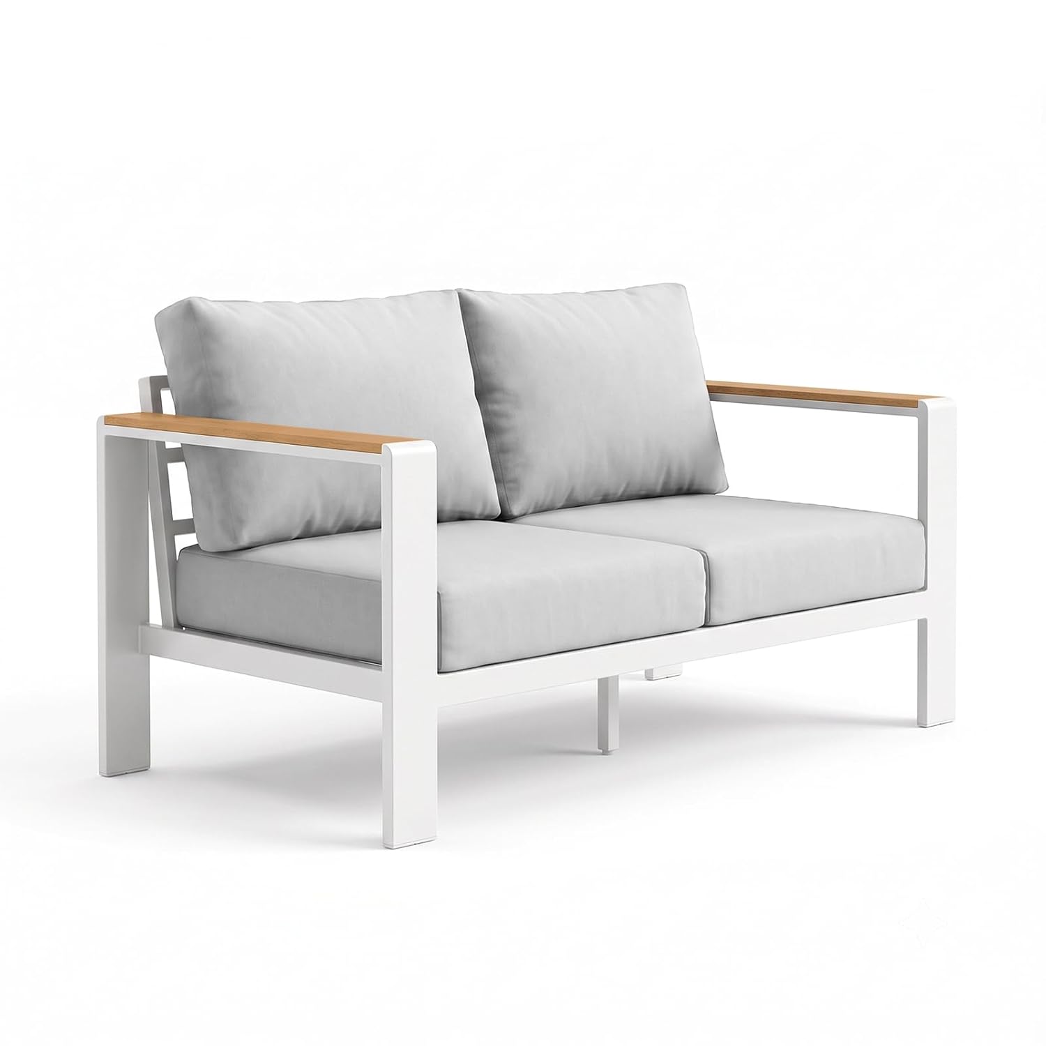 Sofá de Alumínio para Exterior - Outdoor Furniture Loveseat avaliação e preço