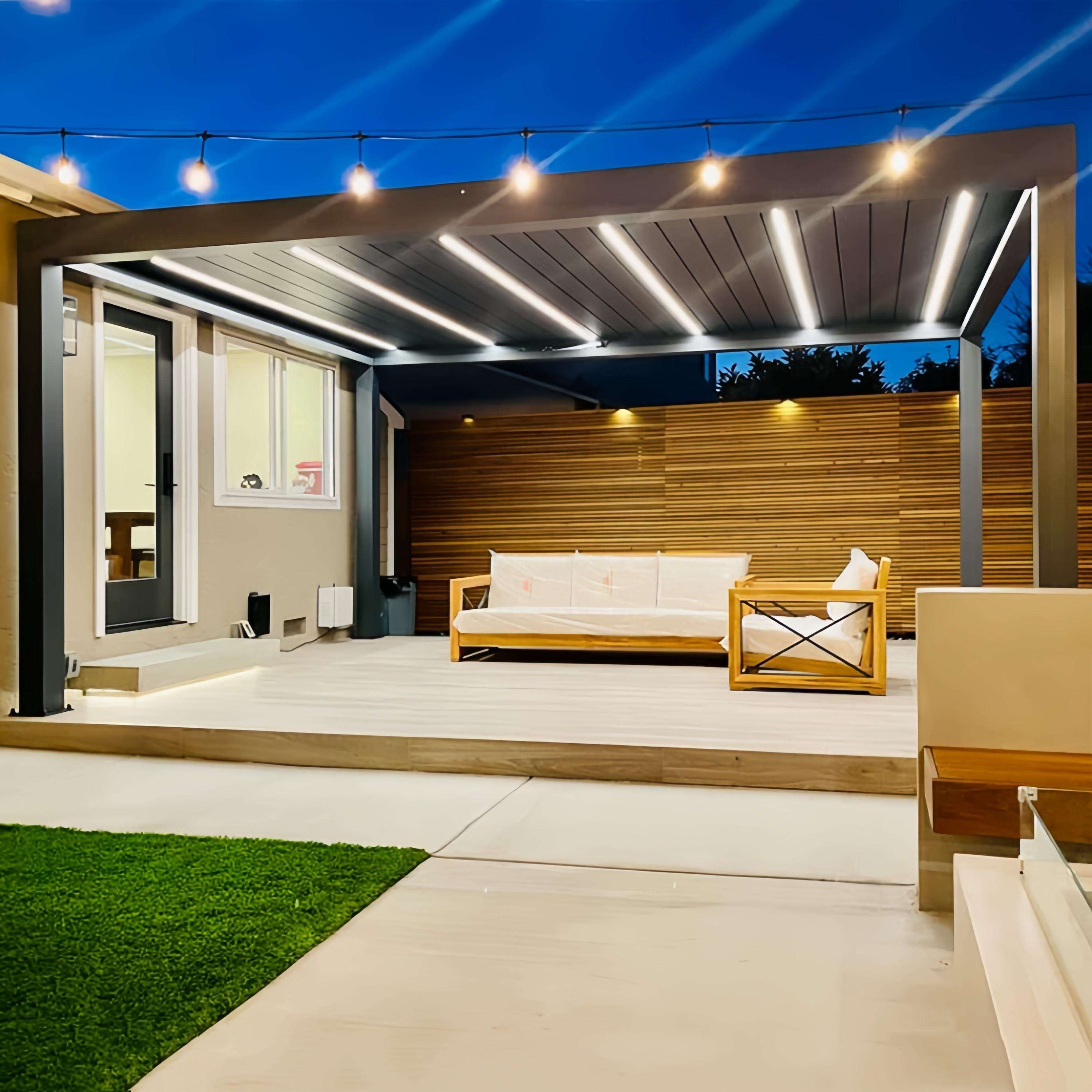 Pavilhão Retangular de Alumíni - Outdoor Furniture Aluminium avaliação e preço