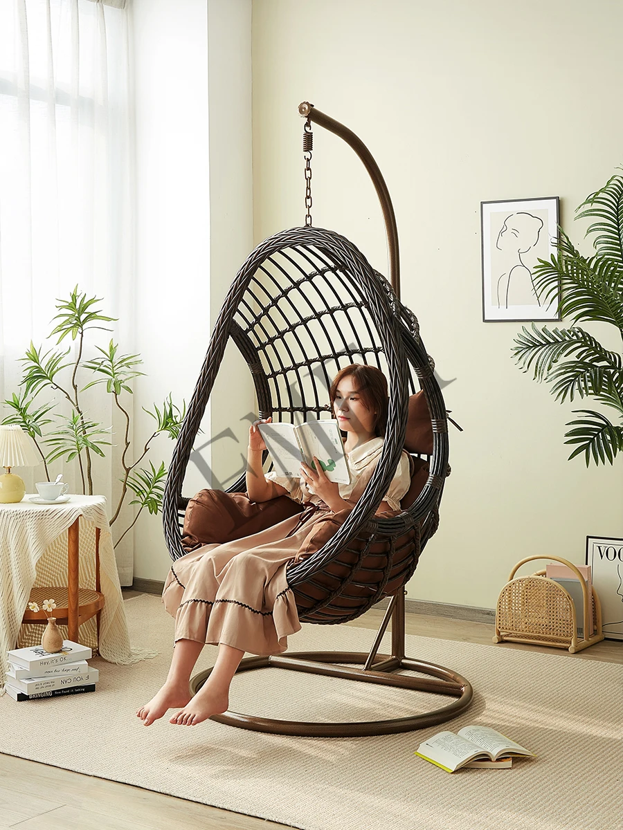 Cadeira Suspensa de Rattan, Ba - Outdoor Furniture Rocking Chair avaliação e preço
