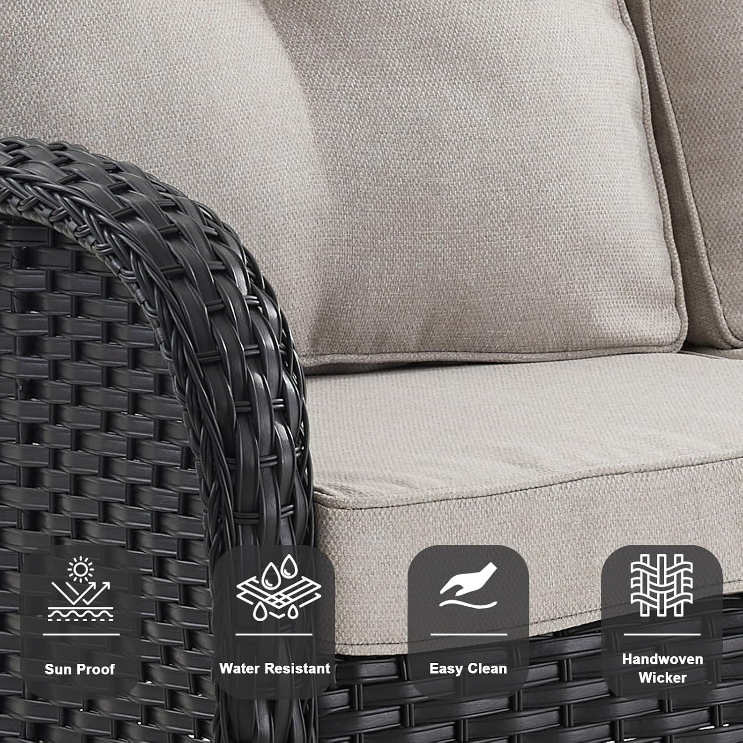 Sofá de Balanço para Exterior  - Outdoor Furniture Loveseat avaliação e preço