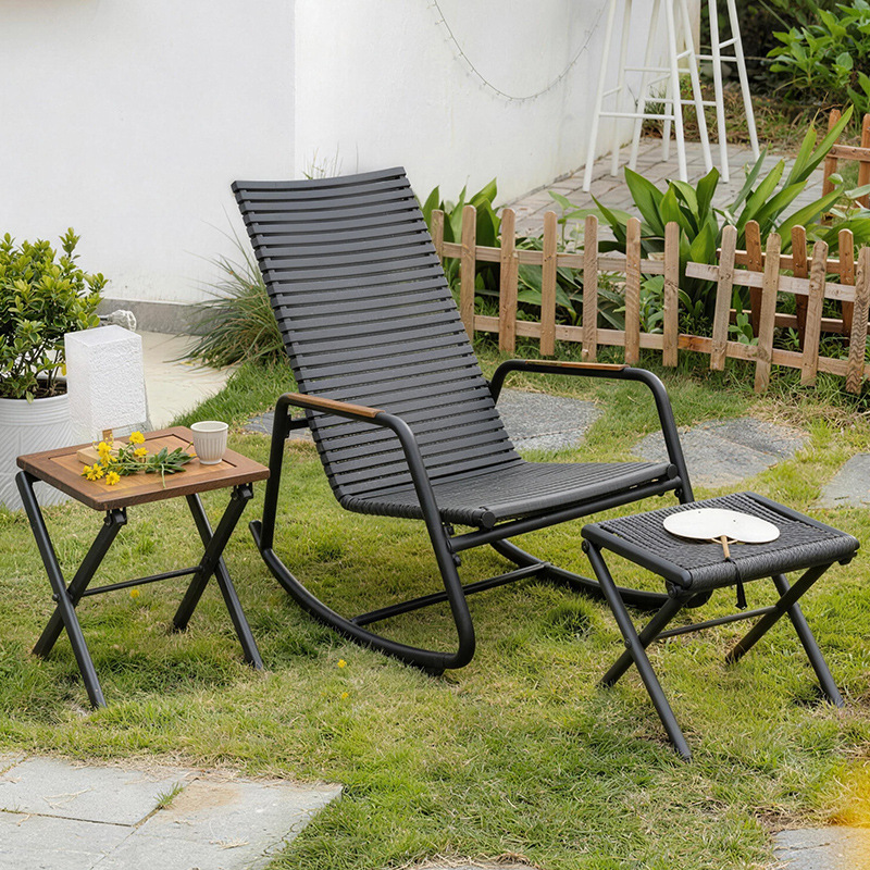 Cadeira de Balanço HYS para Ex - Outdoor Furniture Rocking Chair avaliação e preço