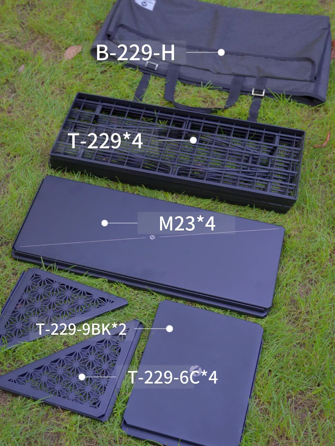 CAMPINGMOON T-229-9BK-2P mesa  - Outdoor Furniture Usa avaliação e preço