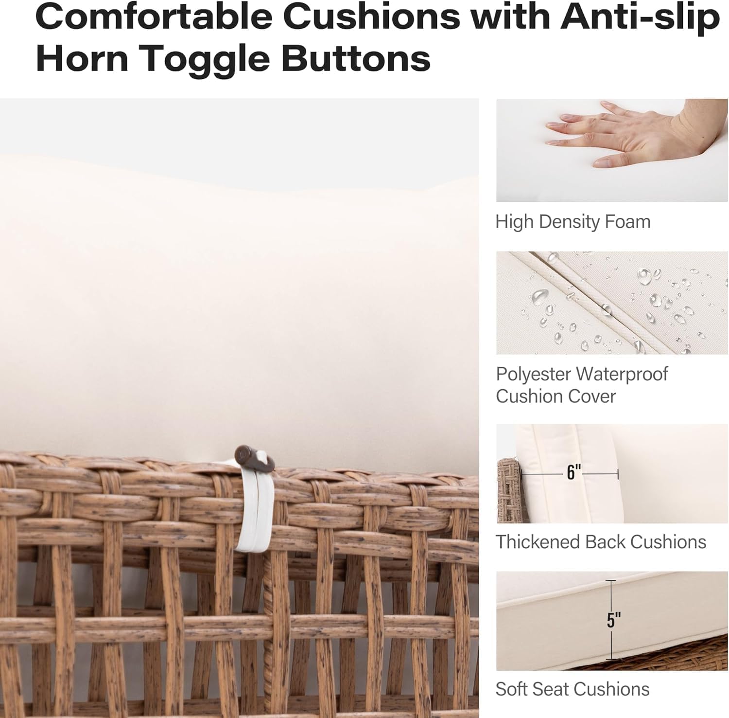 Conjunto de Móveis de Jardim e - Outdoor Furniture Cushion avaliação e preço
