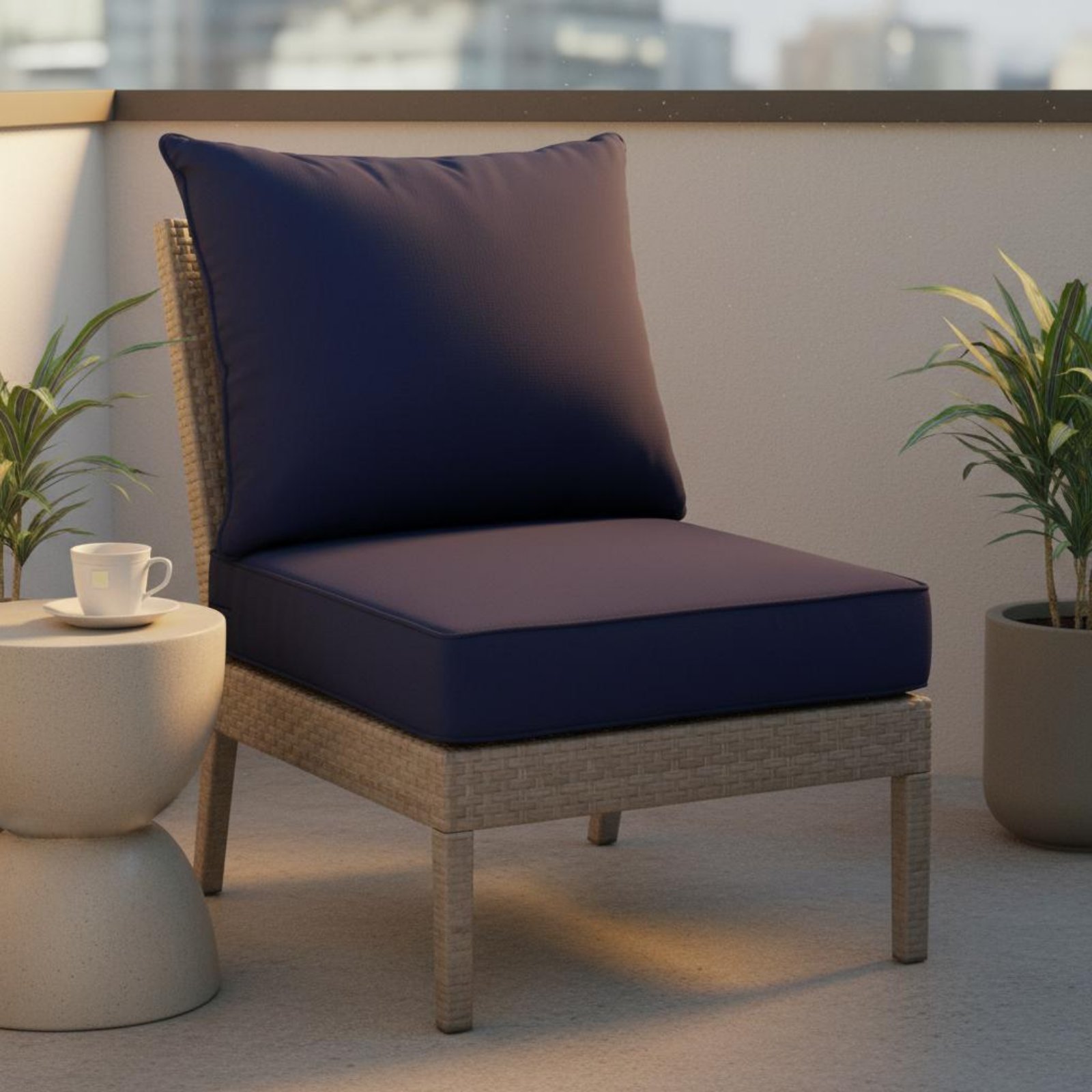 Almofada para Cadeira de Pátio - Outdoor Furniture Cushion avaliação e preço