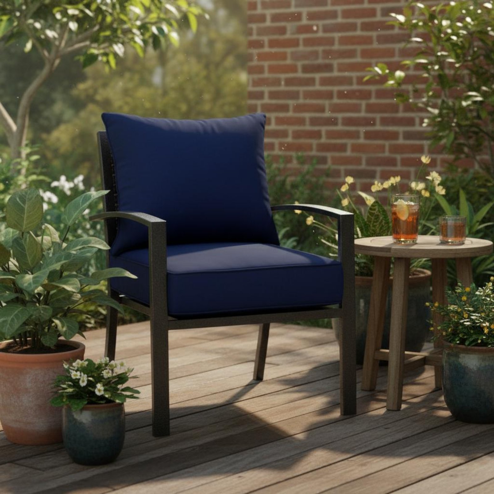 Almofada para Cadeira de Pátio - Outdoor Furniture Cushion avaliação e preço